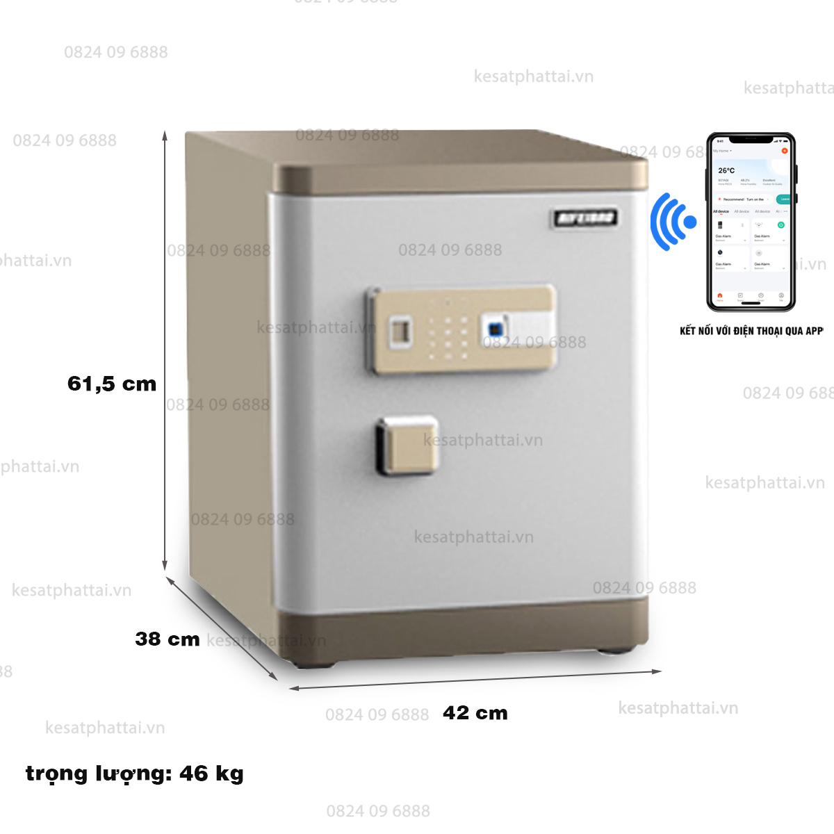 Két sắt thông minh Aifeibao HK-M/D-60-AL
