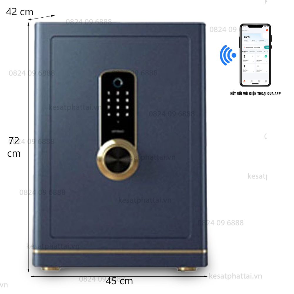 Két sắt vân tay Aifeibao HK-M/D-70-AS