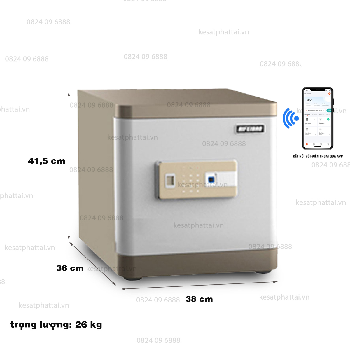 Két sắt thông minh Aifeibao HK-M/D-40-AL