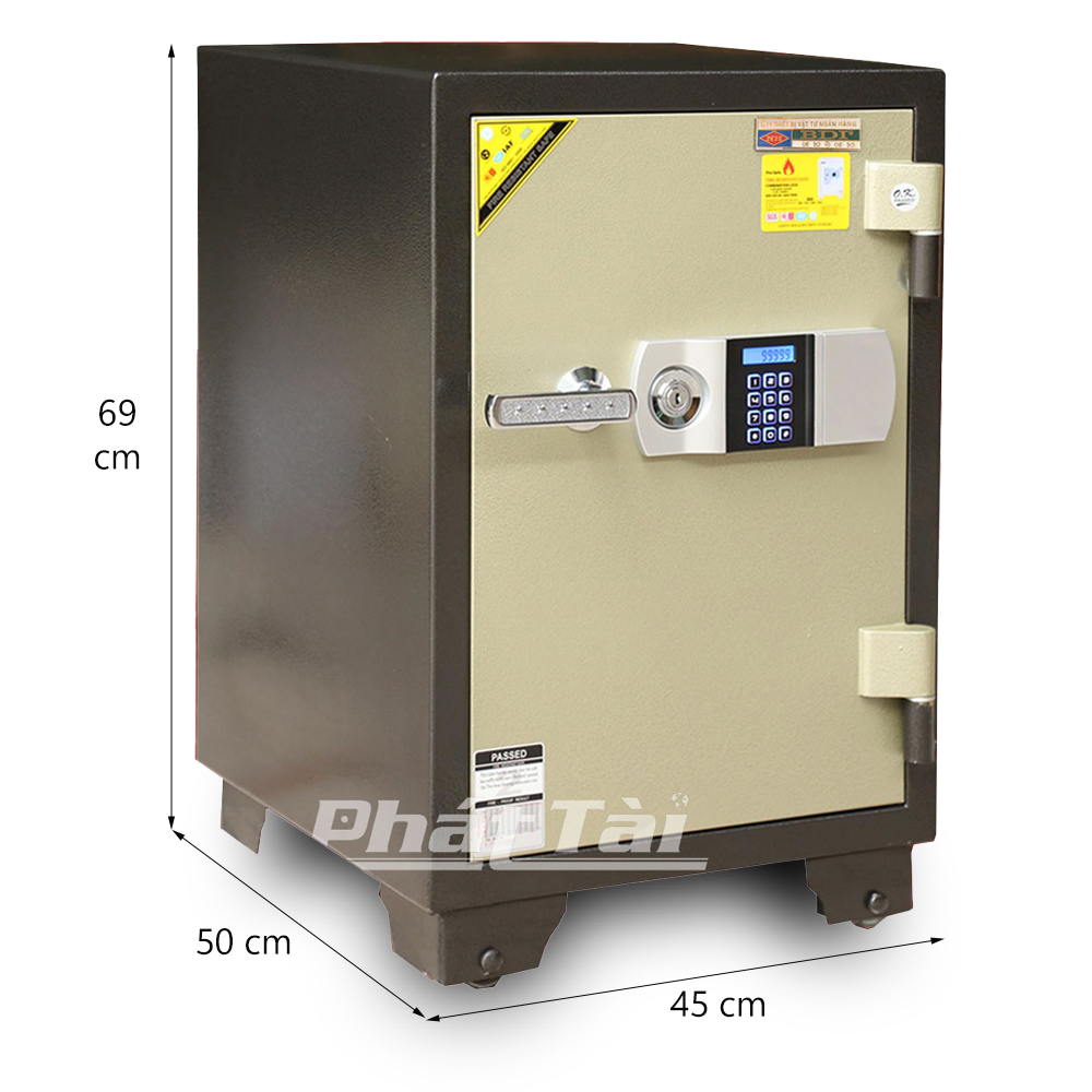 Két sắt tiêu chuẩn ngân hàng BDI C100ĐT khóa điện tử 