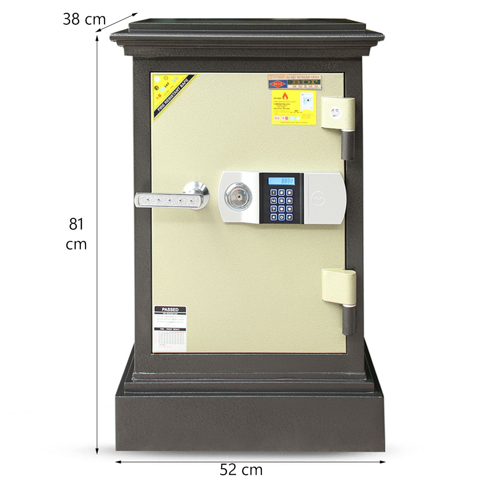 Két sắt Ngân Hàng NE50 khóa điện tử 