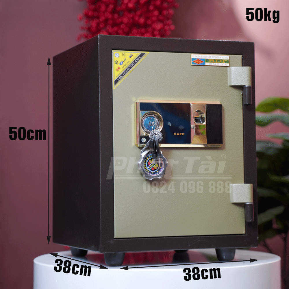 Két Sắt Ngân Hàng BDI C50VT Khóa Vân Tay