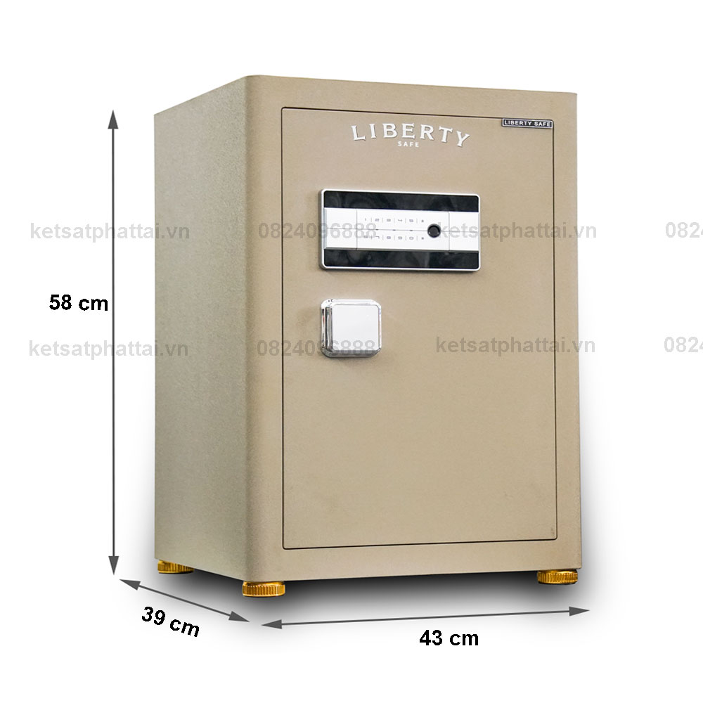 Két sắt Liberty Gold LB58S khoá vân tay điện tử 