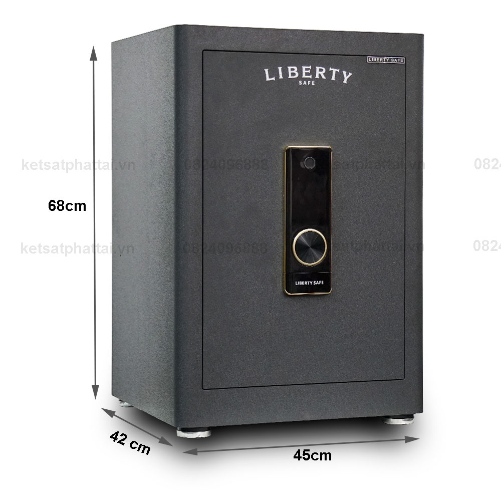 Két sắt Liberty LB68 Pro khoá vân tay điện tử 