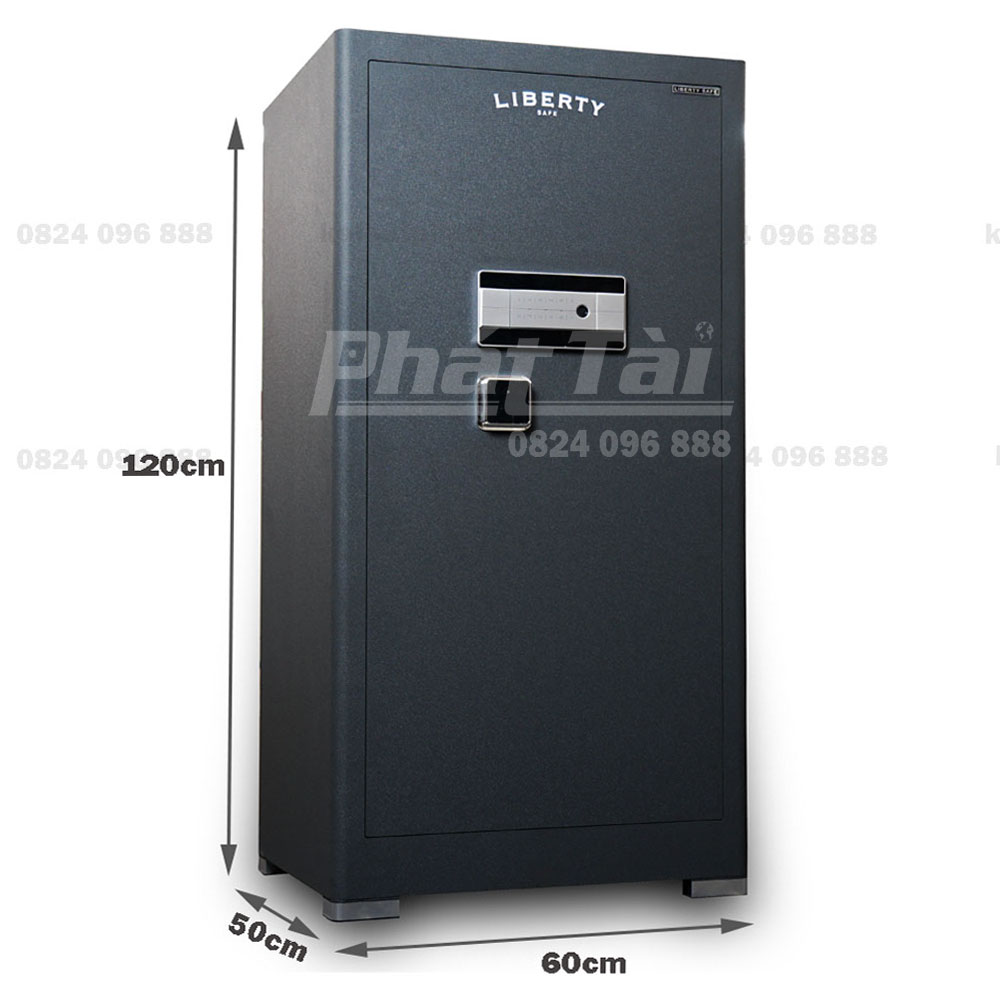 Két sắt Liberty LB1200S khoá vân tay báo trộm qua điện thoại 