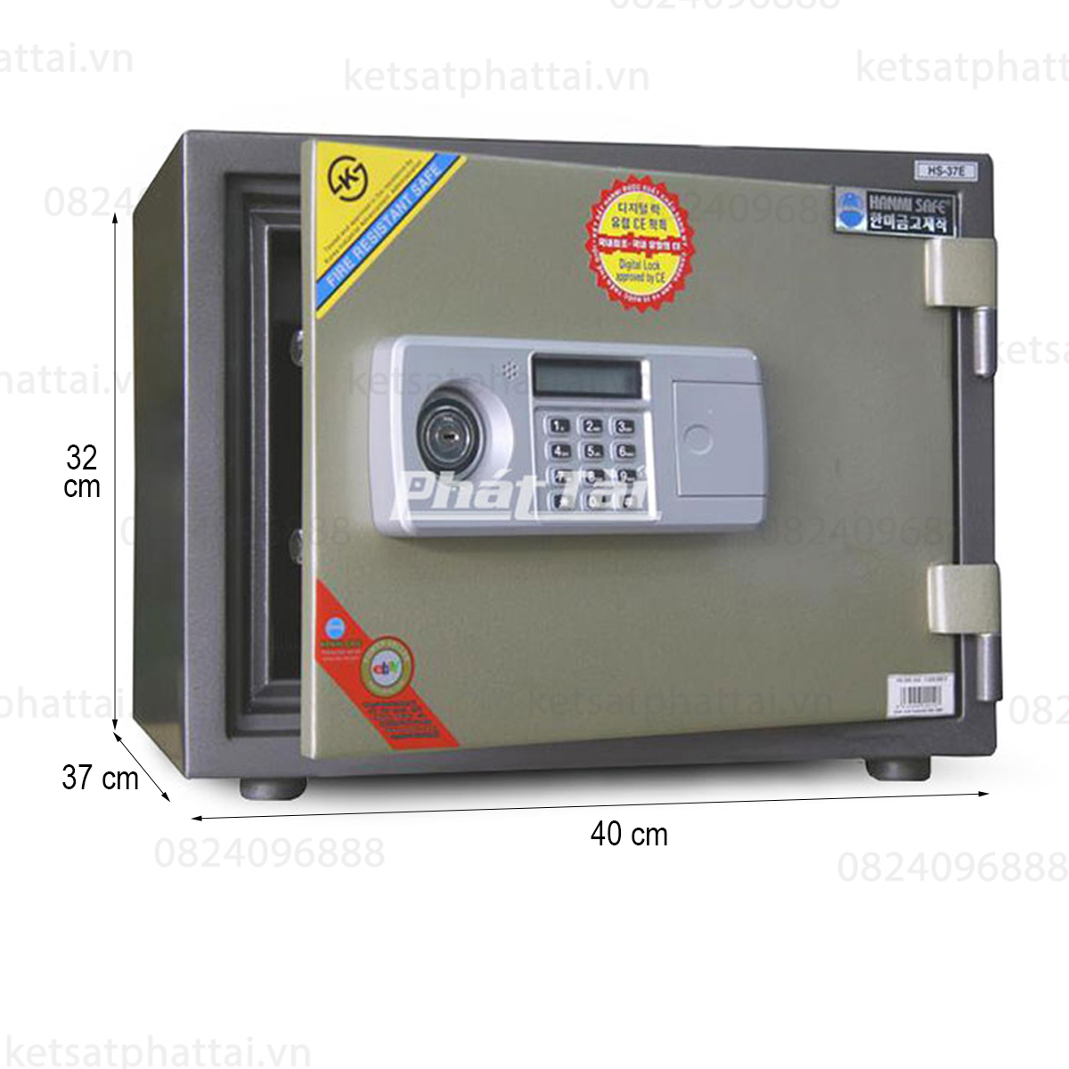 Két Sắt Hanmi HS-32E khoá điện tử 