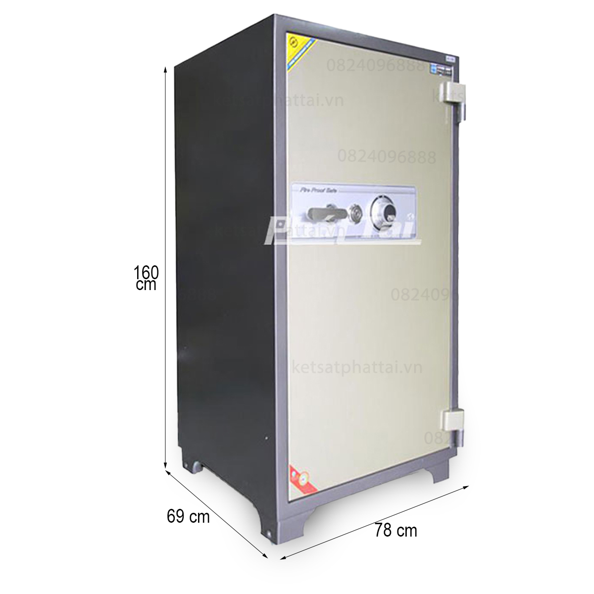 Két sắt Hanmi HS-160C 