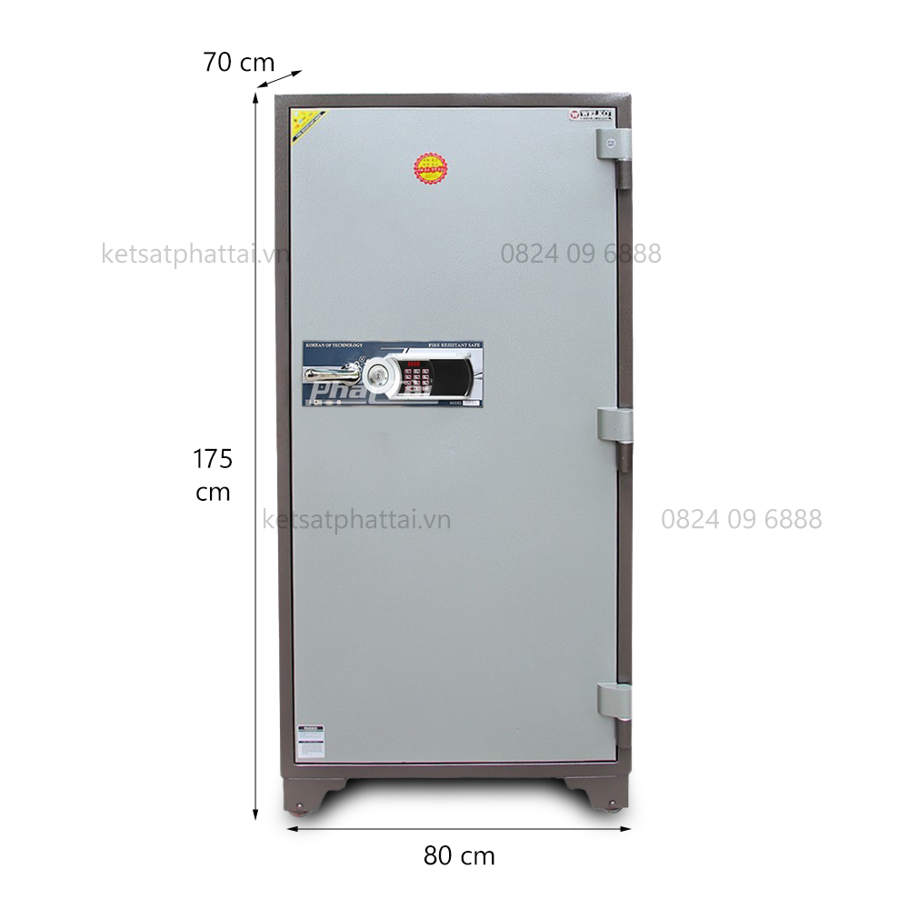 Két sắt có cánh cửa sau cất giữ tiền SC1600 ĐT