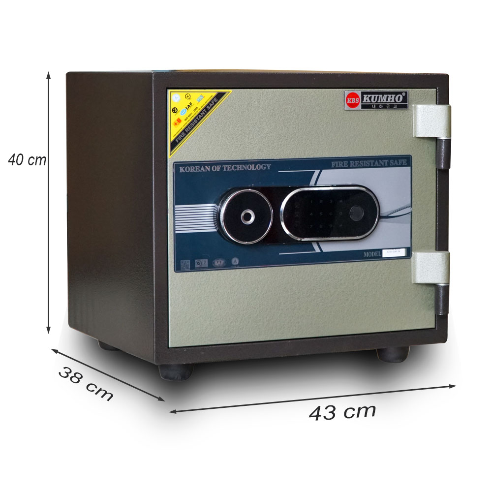 Két sắt Kumho KCH41VD khoá vân tay và điện tử 