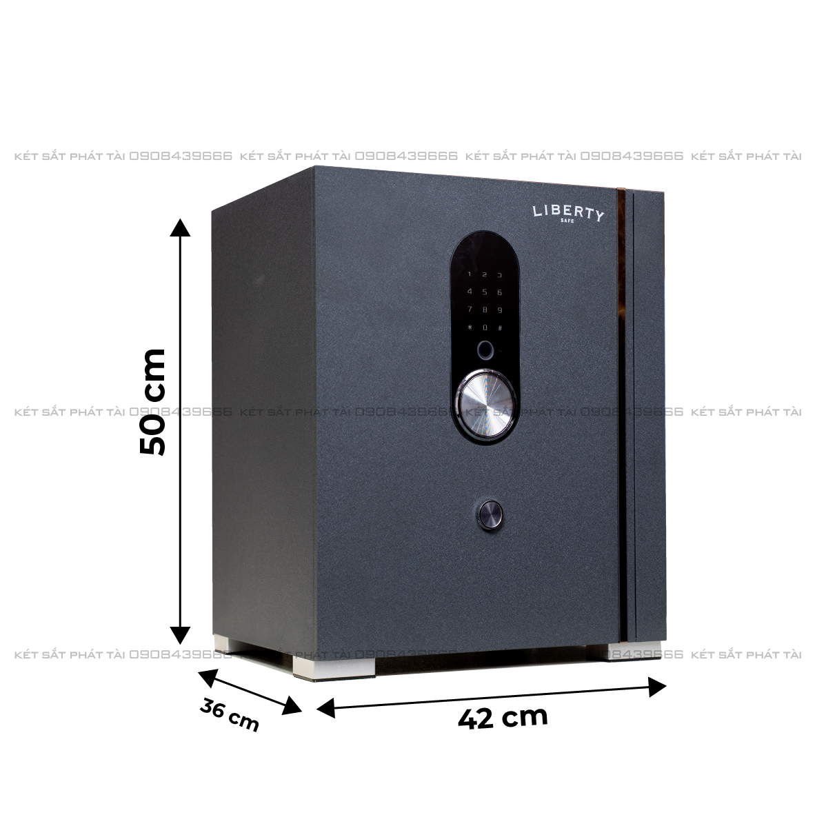 Két sắt thông minh Liberty LB50-S10 khoá vân tay điện tử 