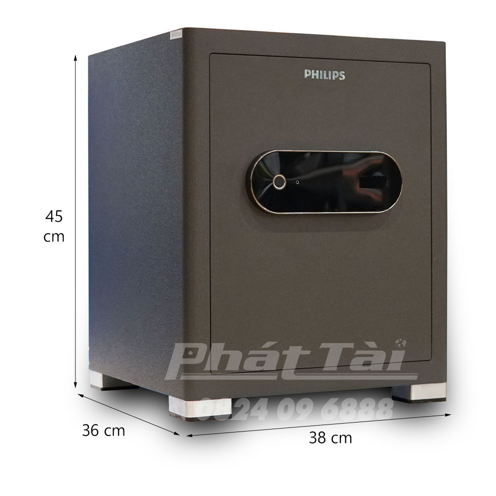 Két Sắt Philips SBX601-4B0 khoá vân tay điện tử 