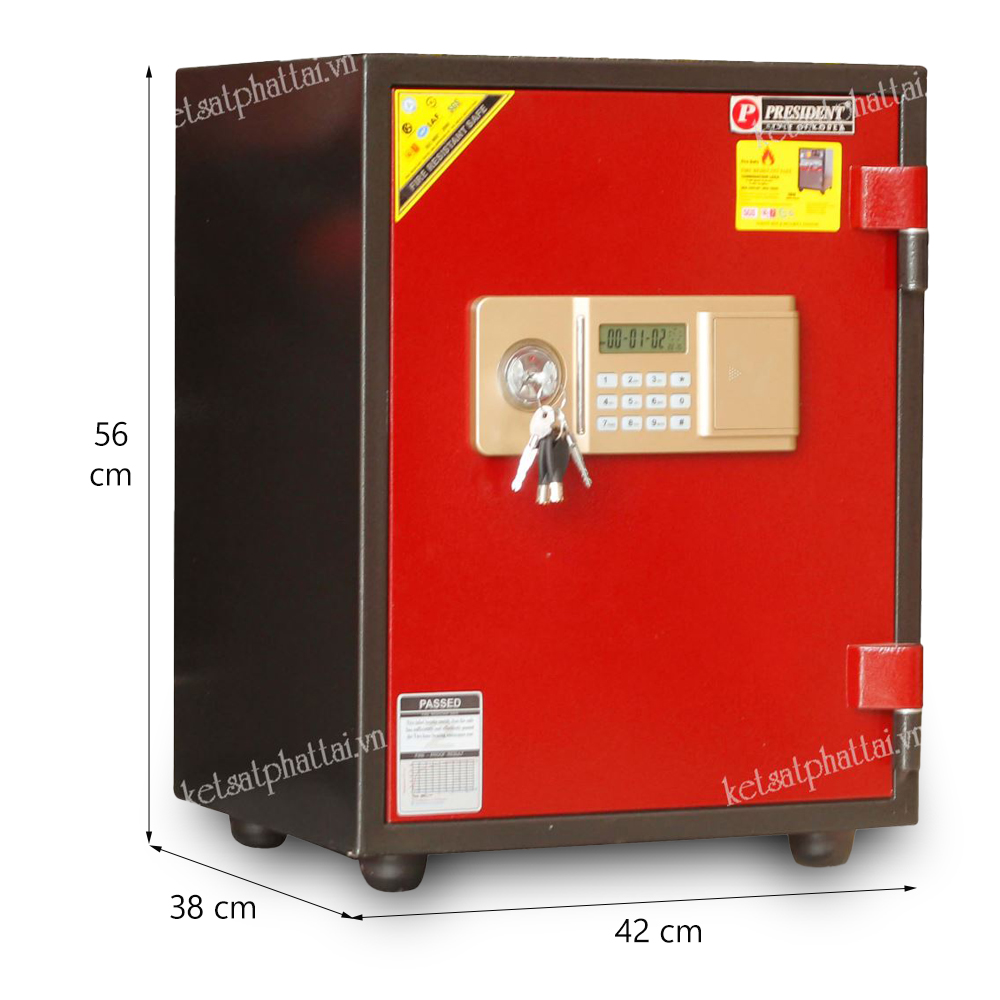 Két sắt PRESIDENT PC56ĐT điện tử