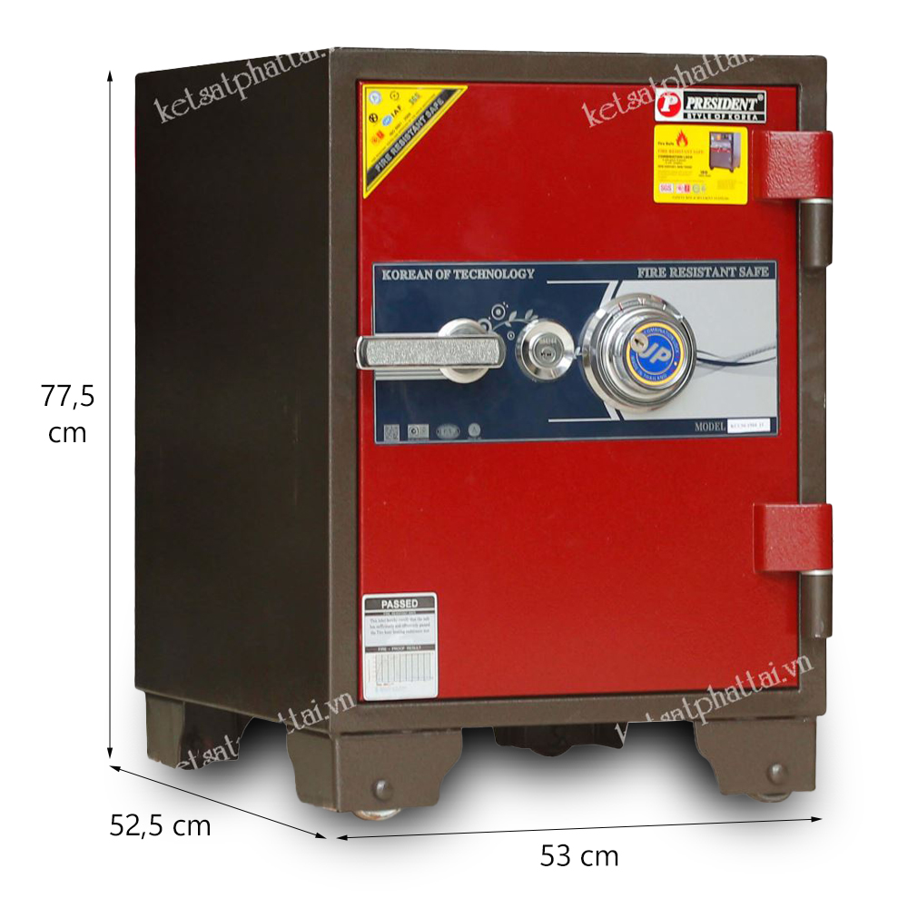 Két sắt PRESIDENT PS110ĐM đổi mã