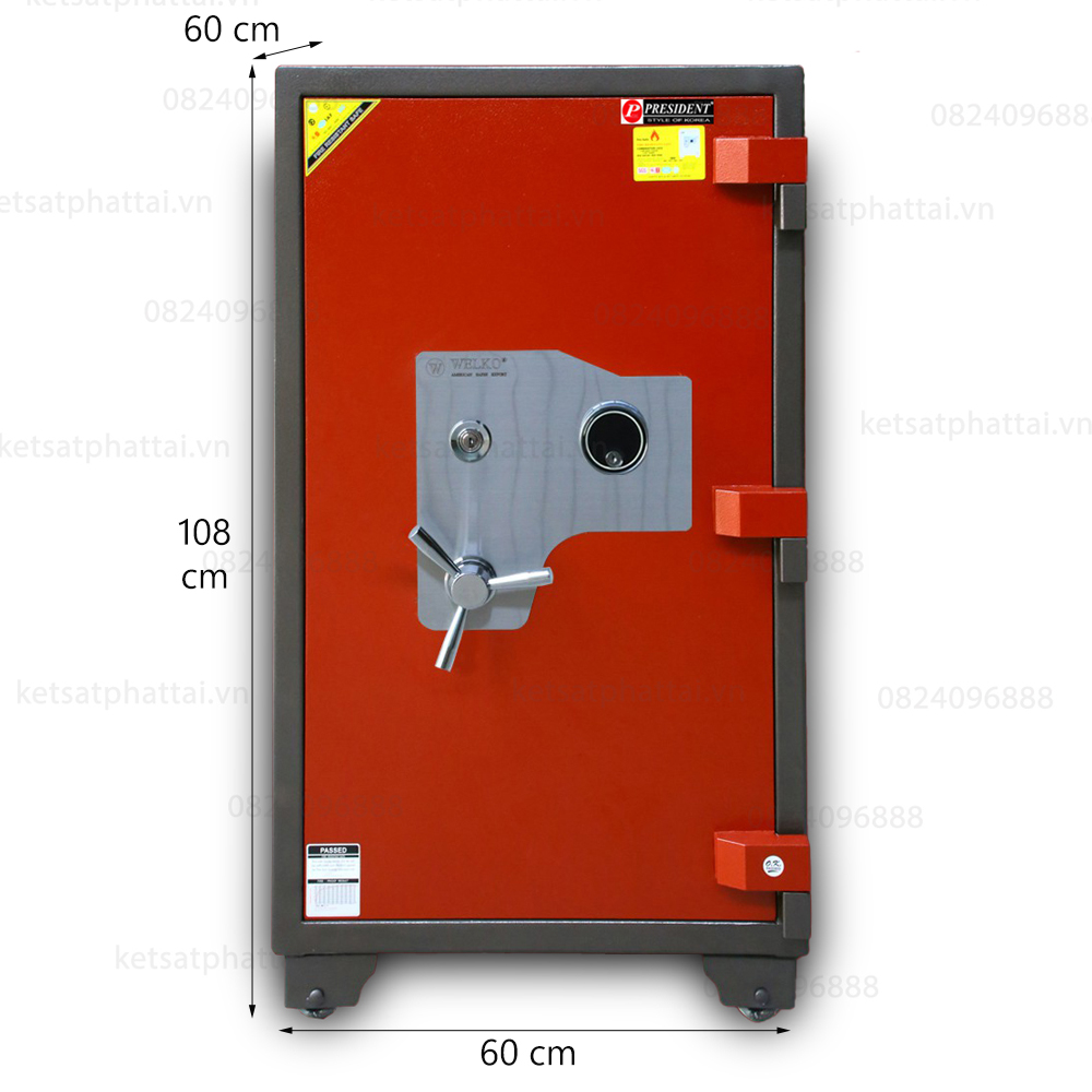 Két sắt siêu cường President US1080DK khóa cơ 