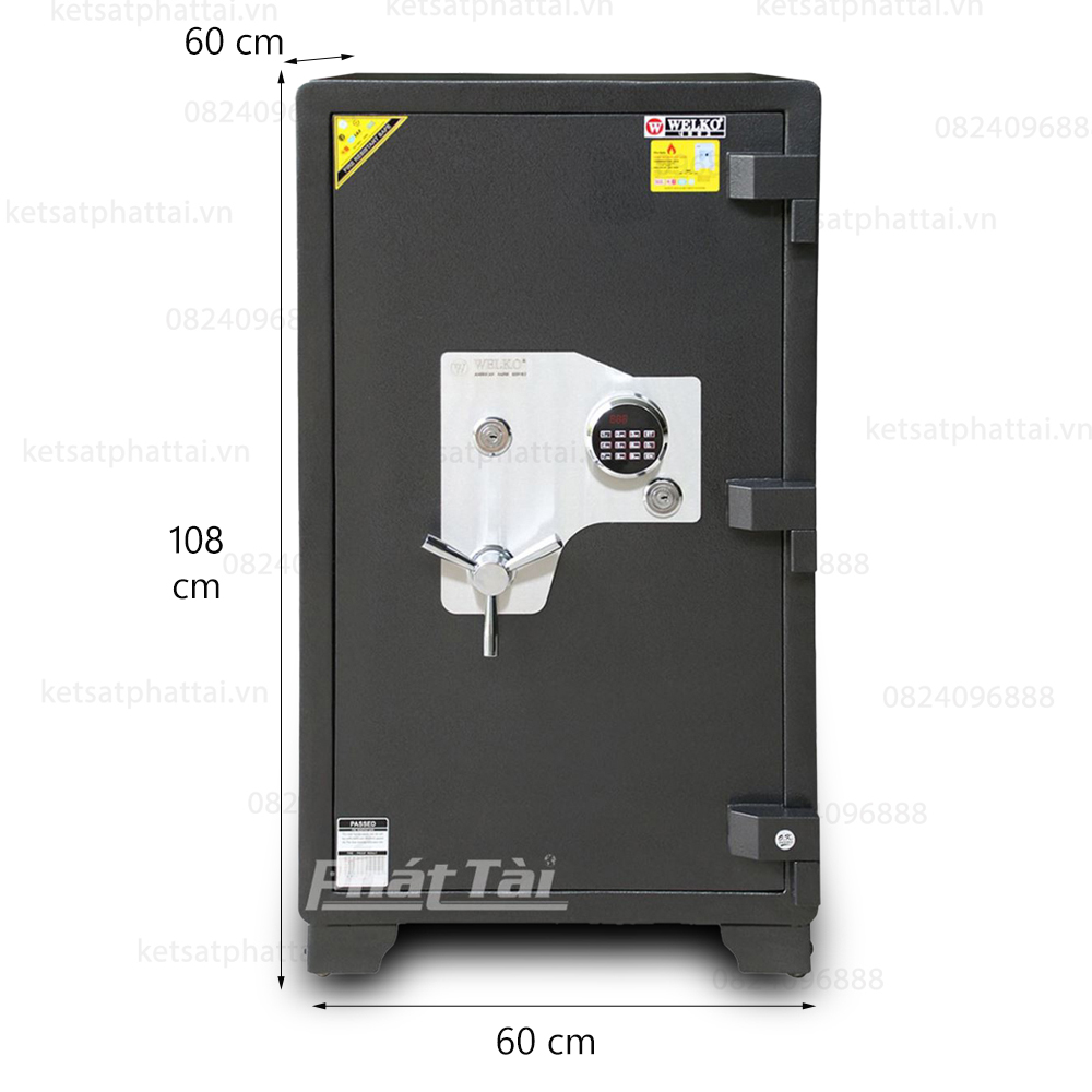 Két sắt siêu cường Welko US1080ĐT khóa điện tử