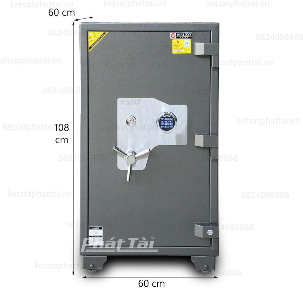 Két sắt siêu cường US1080R két trong két khóa vân tay điện tử