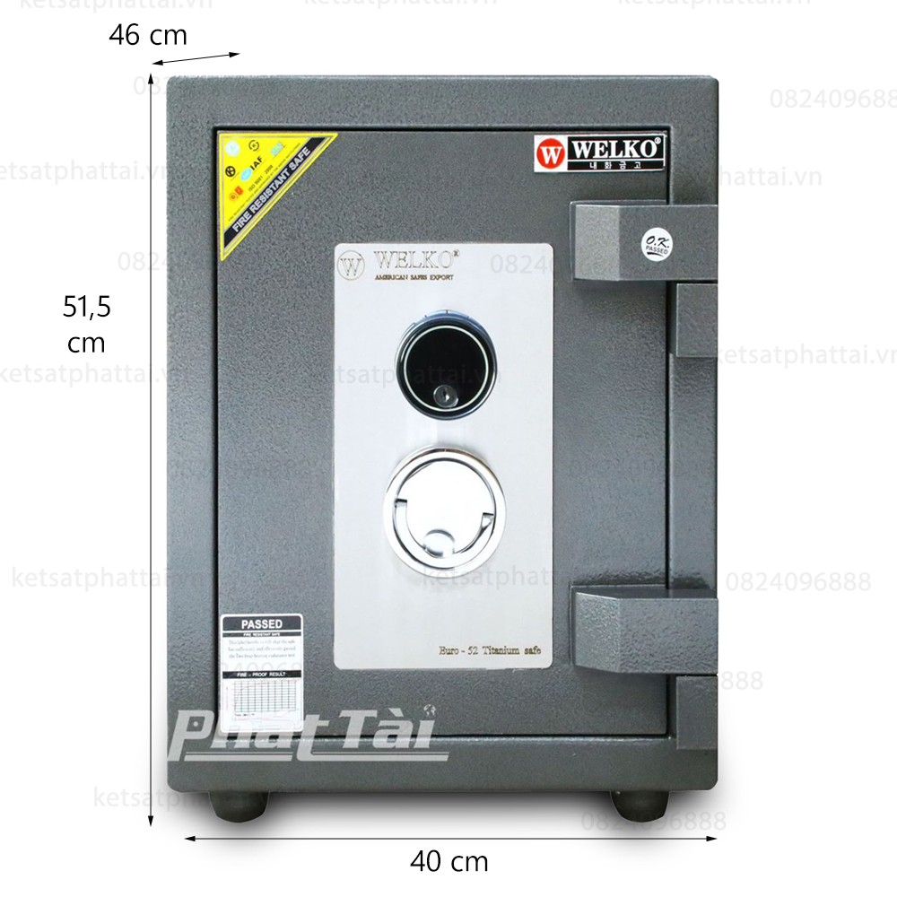 Két sắt siêu cường xuất khẩu Mỹ US50C khóa cơ 