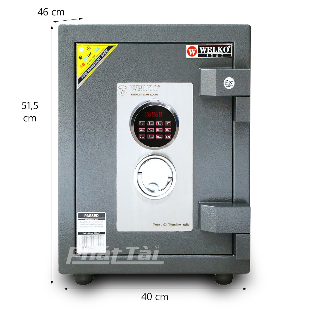 Két sắt siêu cường xuất khẩu Mỹ US50E khóa điện tử 