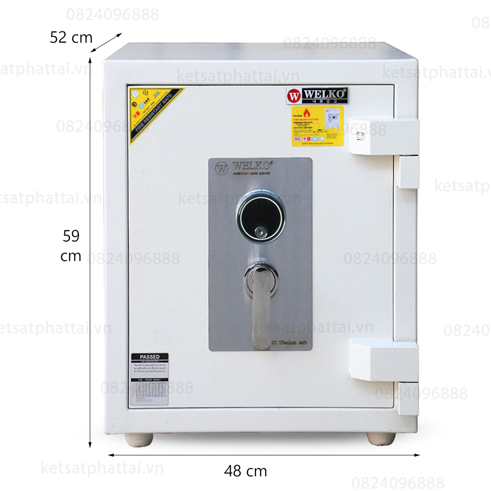 Két sắt siêu cường xuất khẩu Mỹ US58C khóa cơ  