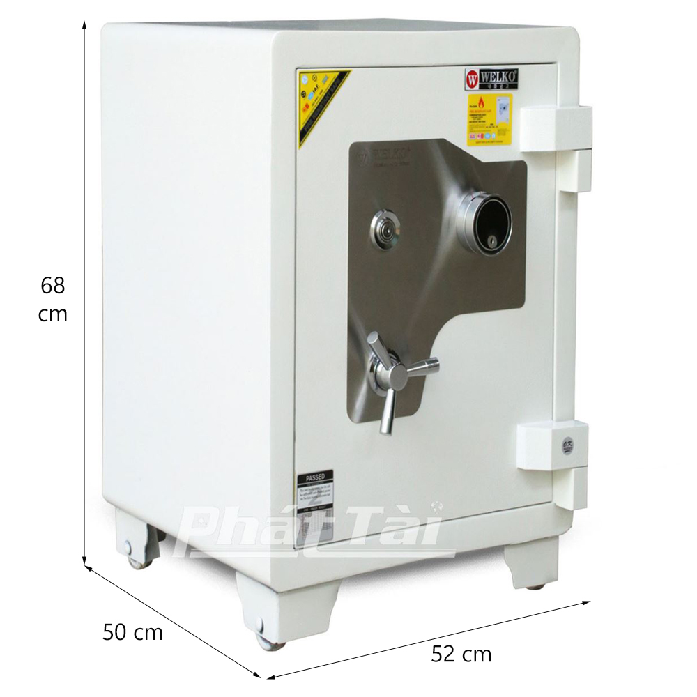 Két sắt siêu cường UC68 khóa cơ thép dày 