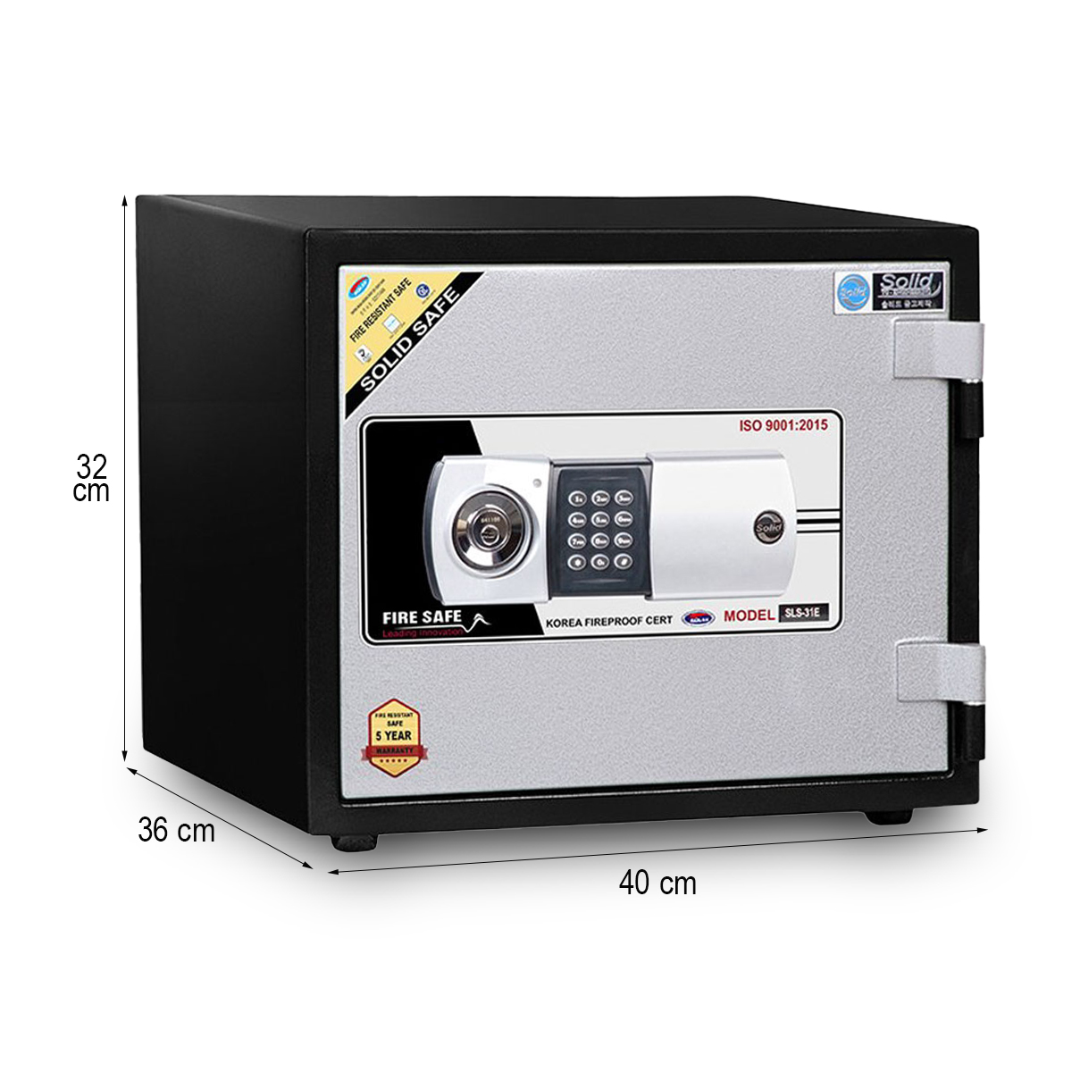 Két sắt Solid SLS30E khóa điện tử