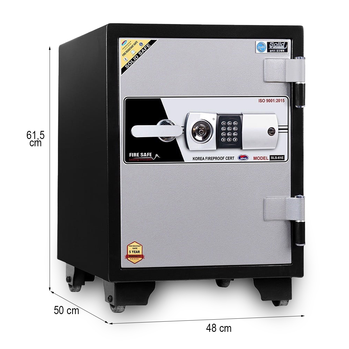 Két sắt Solid SLS61E khoá điện tử