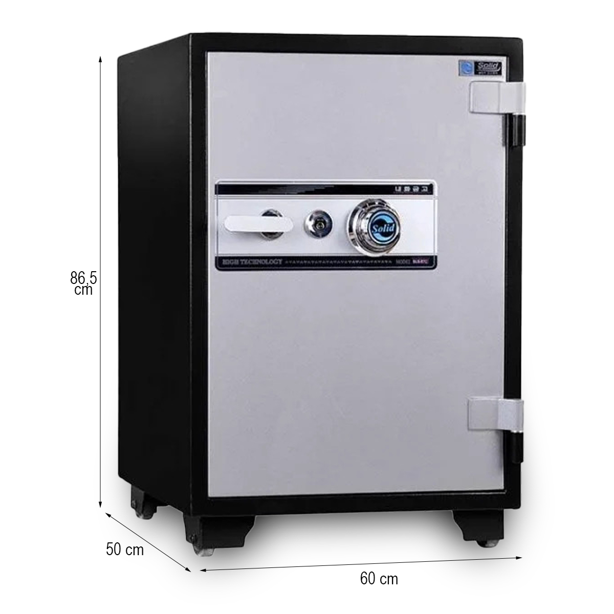 Két sắt Solid SLS87C khóa cơ 