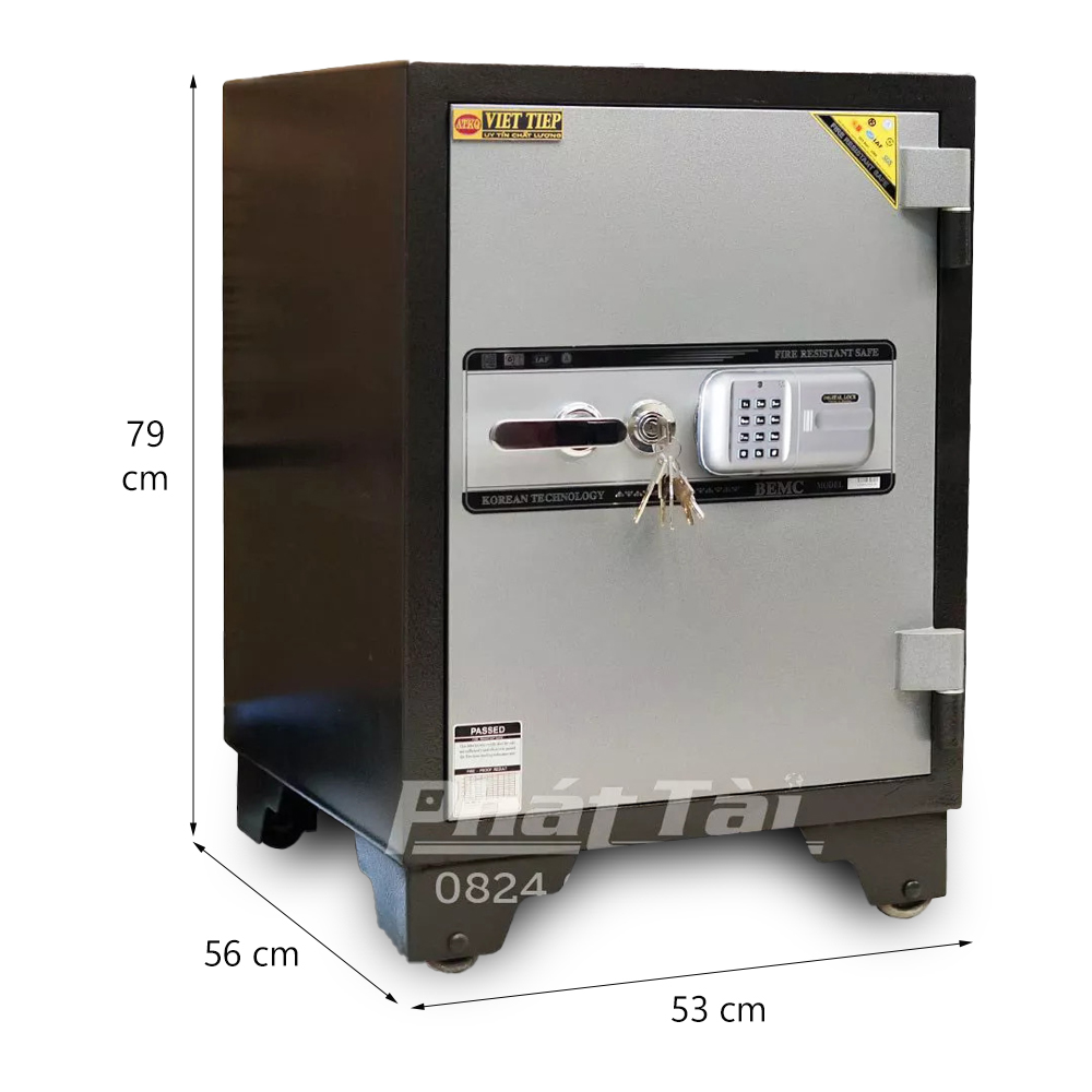 Két sắt Việt Tiệp xuất khẩu XK80E cánh đúc khóa nhập khẩu 