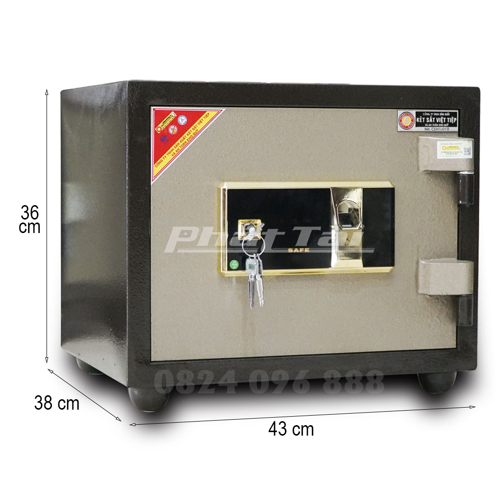 Két sắt Việt Tiệp K38VT khoá vân tay 