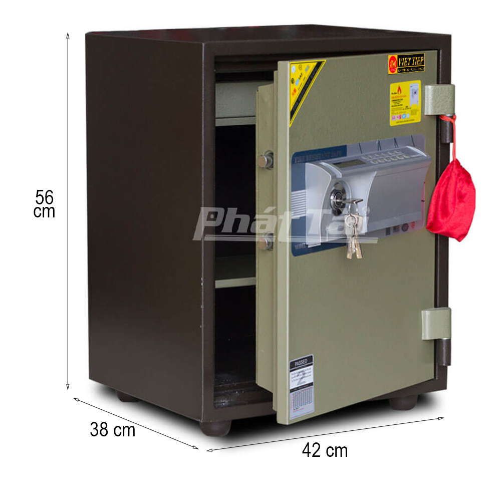 KÉT SẮT VIỆT TIỆP K63 KHÓA NHẬP KHẨU HÀN QUỐC