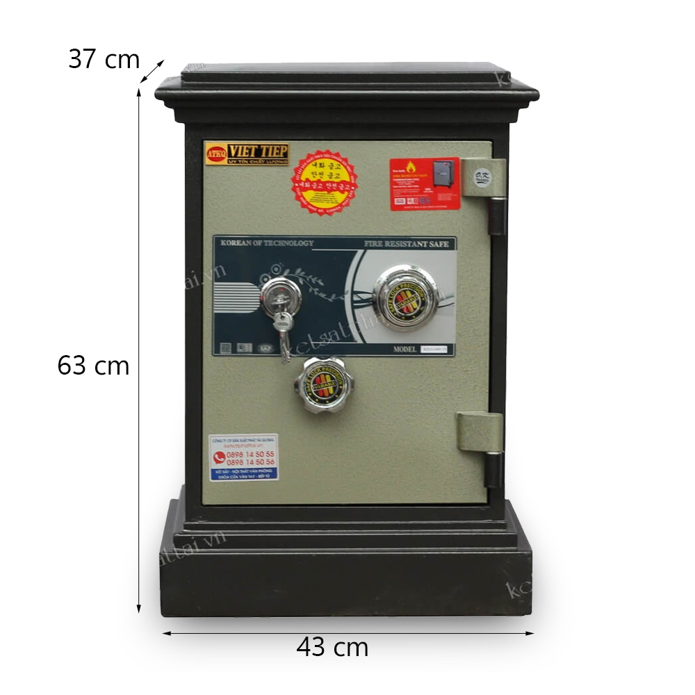 Két sắt Việt Tiệp KA70KC khoá cơ bền bỉ 