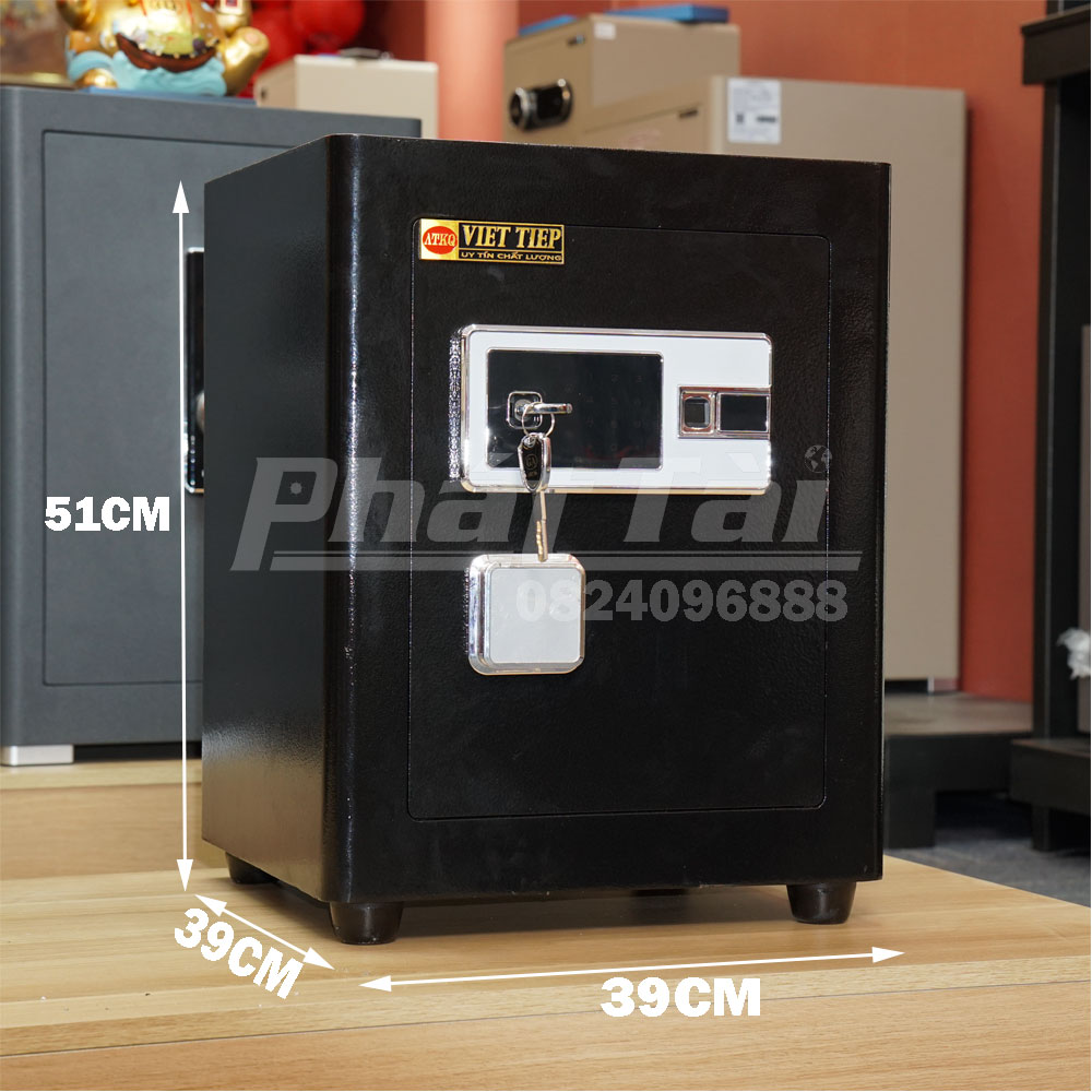 Két sắt mini Việt Tiệp VT55 khoá vân tay điện tử 