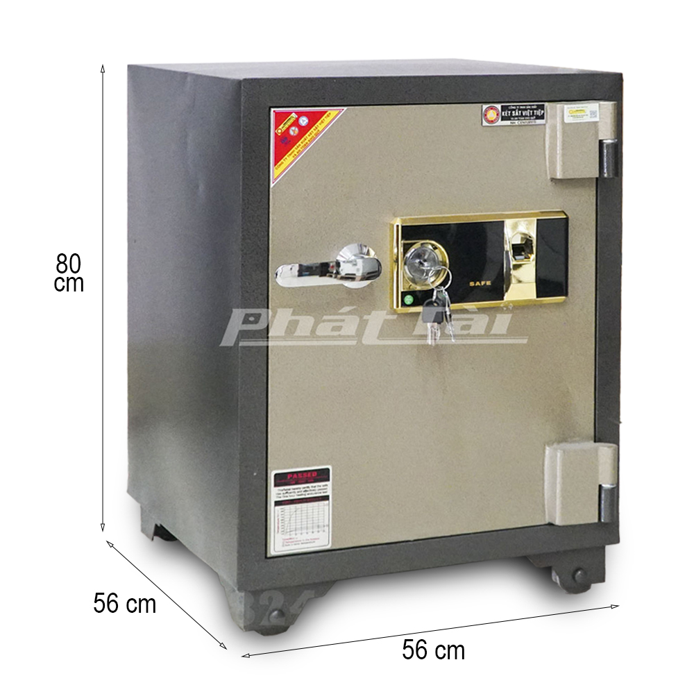 Két sắt Việt Tiệp KV100VT khoá vân tay 