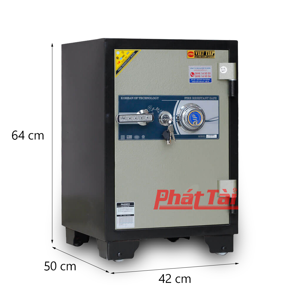 Két sắt Việt Tiệp KV110ĐM khoá cơ đổi mã tuỳ ý 