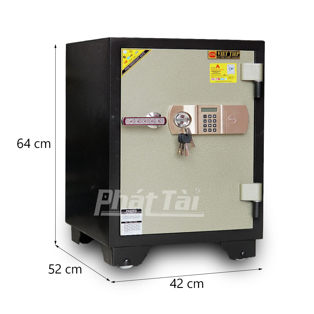 Két sắt Việt Tiệp KV110ĐT Khóa điện tử có báo động 