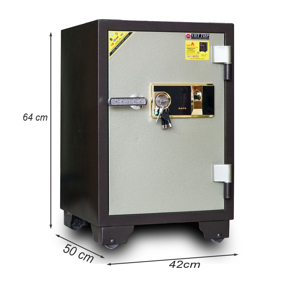 Két sắt Việt Tiệp KV110VT khoá vân tay 