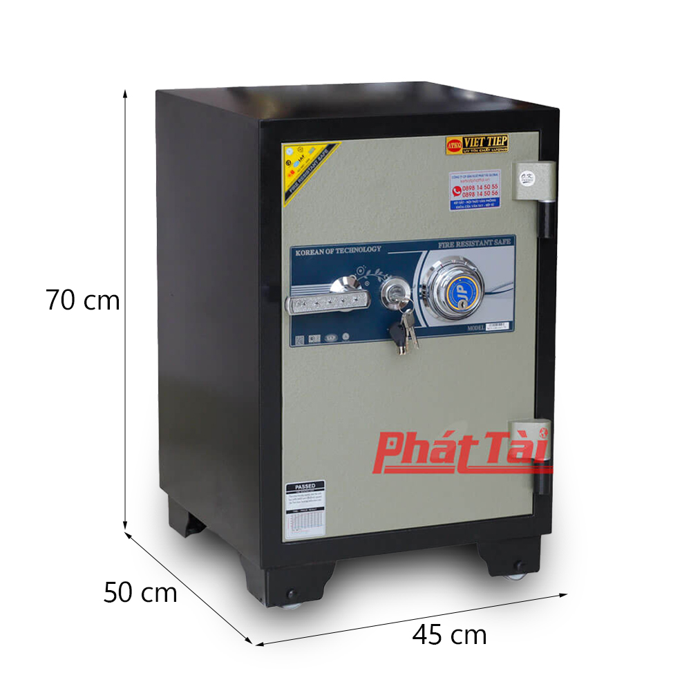 Két sắt Việt Tiệp KV120ĐM khoá cơ đổi mã tuỳ ý 