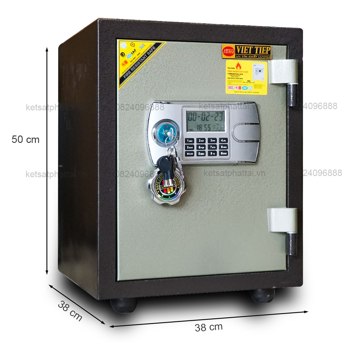 Két sắt Việt Tiệp KV34ĐT Khóa Điện Tử có báo động