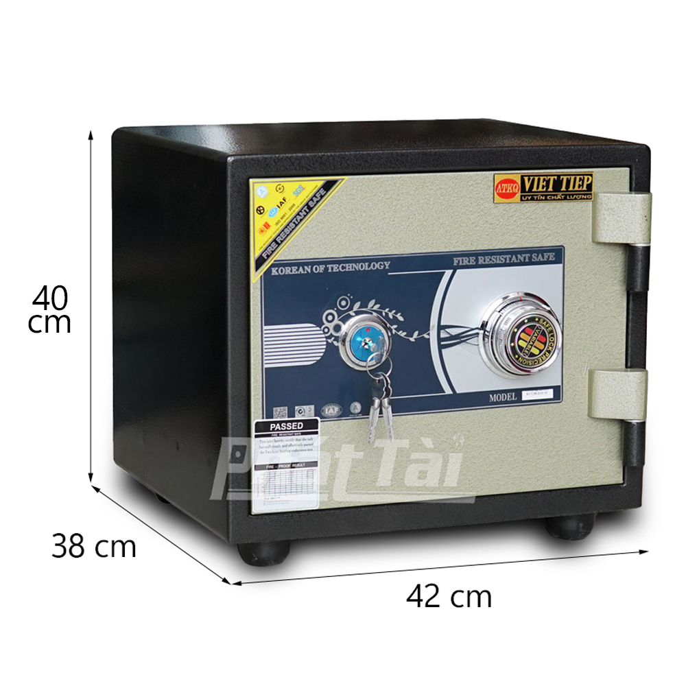 Két sắt Việt Tiệp KV35KC khoá cơ bền bỉ 