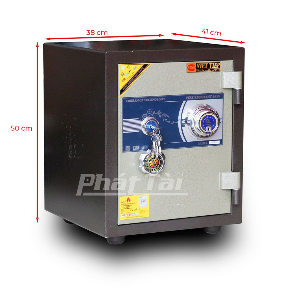 Két sắt việt tiệp chính hãng KV55ĐM khóa cơ Thái Lan