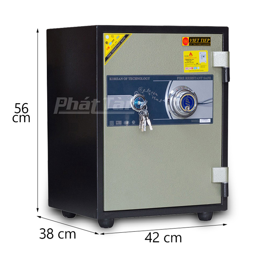 Két sắt Việt Tiệp KV63ĐM Khoá cơ đổi mã tuỳ ý 