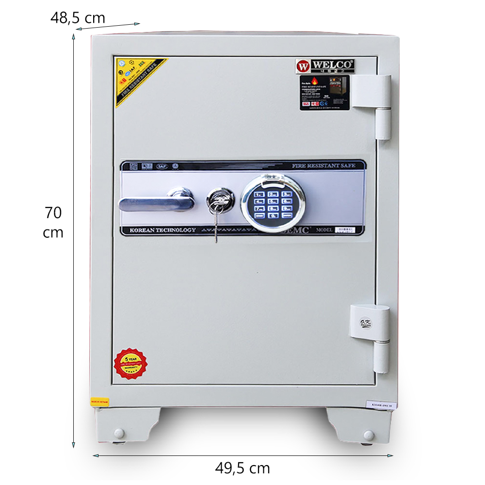 Két sắt Vinsafe HQ710VĐ vân tay điện tử