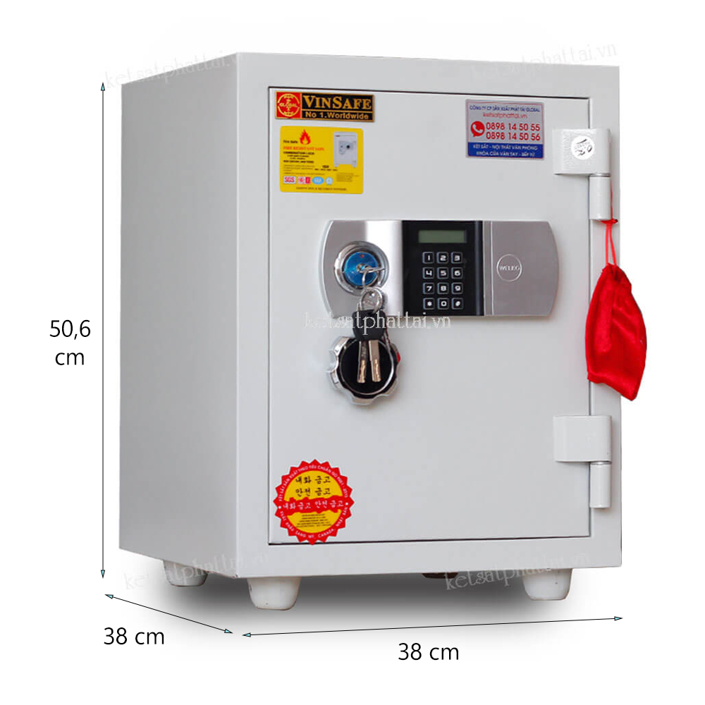Két sắt mini Vinsafe KS50ĐT khóa điện tử