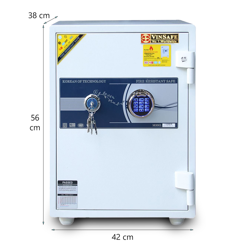 Két sắt mini Vinsafe KS55VT khóa vân tay điện tử