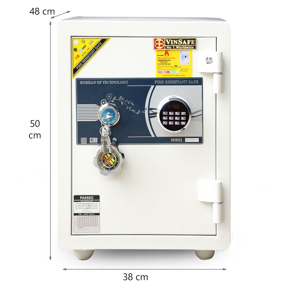 Két sắt cánh đúc Vinsafe VC50E khóa điện tử cao cấp