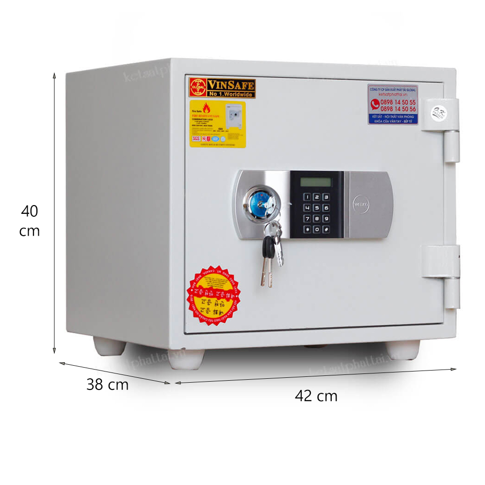Két sắt cao cấp Vinsafe VC58ĐT khóa điện tử