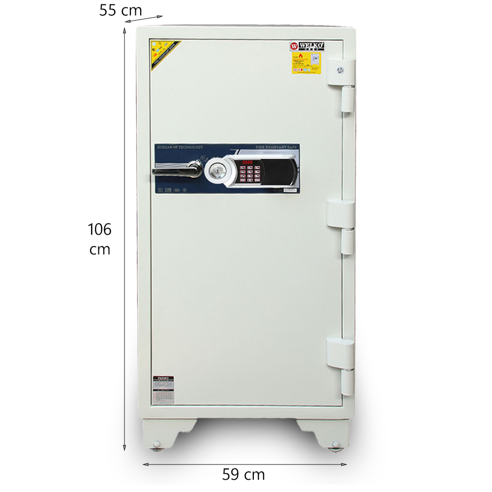 Két sắt Vinsafe VS200ĐT khóa điện tử led