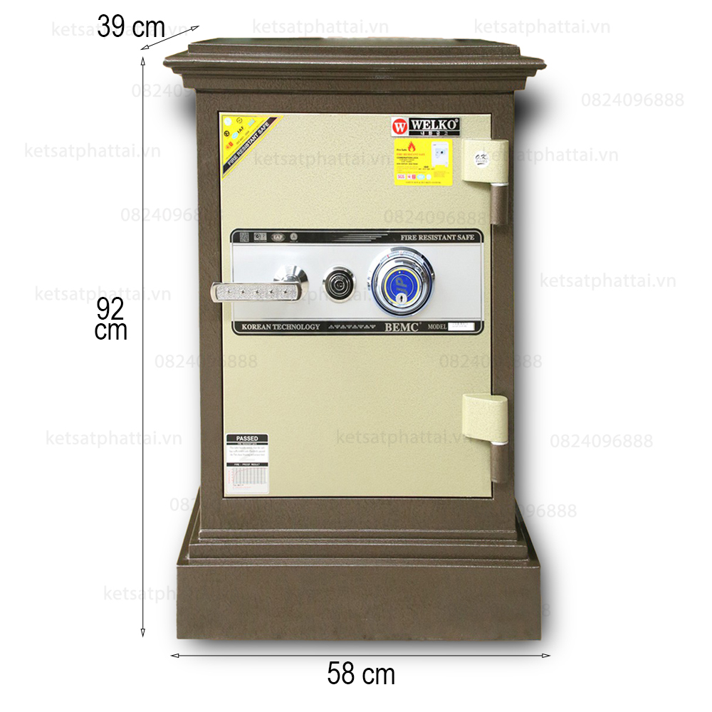 Két sắt WELKO KD74ĐM đổi mã