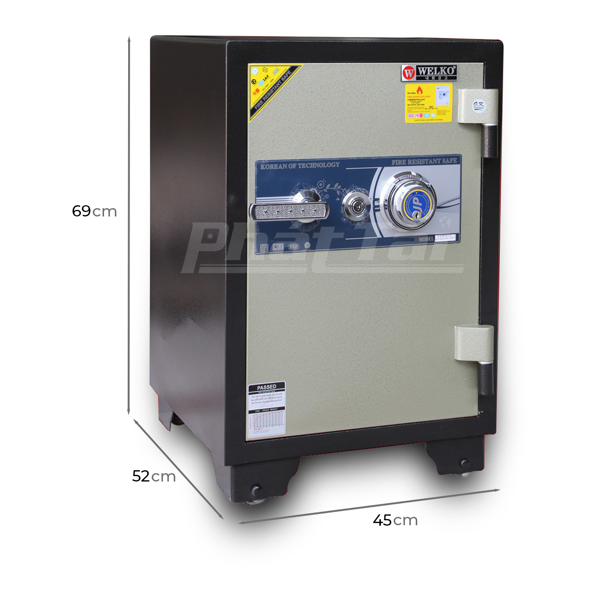 Két sắt WELKO KCC120ĐM đổi mã