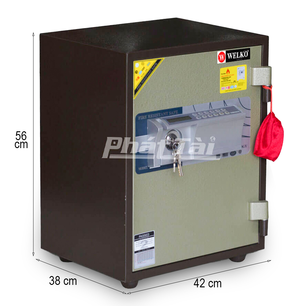 Két sắt Welko KCC55HQ khóa điện tử nhập khẩu